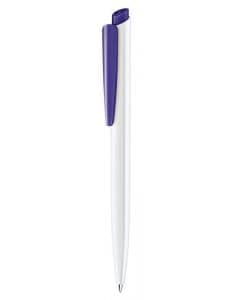 Senator pen with logo DART POLISHED BASIC PURPLE 267 Quality Senator pen with your logo also available in other colors. Push ball pen Polished finish Equipped with a premium "Magic Flow" long capacity X20 (1.0 mm) refill giving a writing length of 1800m, in blue or black ink We use different printing techniques to add your logo. Depending on the surface we can use embroidery, engraving, 360° imprint or screenprint.