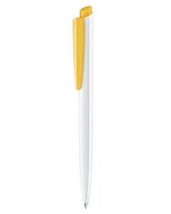 Senator pen with logo DART POLISHED BASIC YELLOW 7408 Quality Senator pen with your logo also available in other colors. Push ball pen Polished finish Equipped with a premium "Magic Flow" long capacity X20 (1.0 mm) refill giving a writing length of 1800m, in blue or black ink We use different printing techniques to add your logo. Depending on the surface we can use embroidery, engraving, 360° imprint or screenprint.