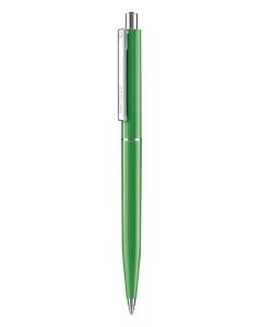 Senator pen with logo POINT POLISHED GREEN 347 Quality Senator pen with your logo also available in other colors. Push ball pen Polished finish and metal accents. Equipped with a premium "Magic Flow" long capacity X20 (1.0 mm) refill giving a writing length of 1800m, in blue or black ink We use different printing techniques to add your logo. Depending on the surface we can use embroidery, engraving, 360° imprint or screenprint.