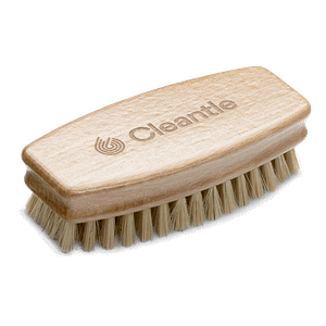 Leder / textiel borstel