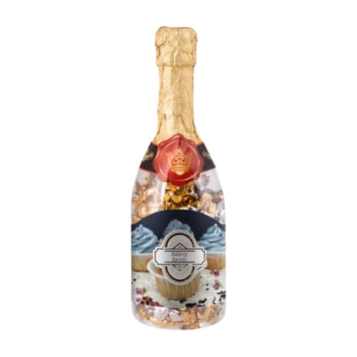 Gadget with logo Sweets Who uncorks the bottle? A luxury gift to give away with this champagne bottle with a full colour sticker at the front. Approx. 350 gram metallic sweets Available color: Transparent Magnus Business Gifts is your partner for merchandising, gadgets or unique business gifts since 1967. Certified with Ecovadis gold!