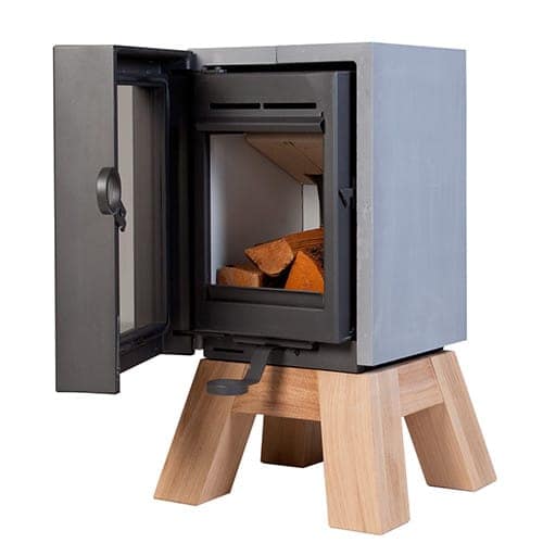  Wanders Oak Concrete houtkachel-thumbnail