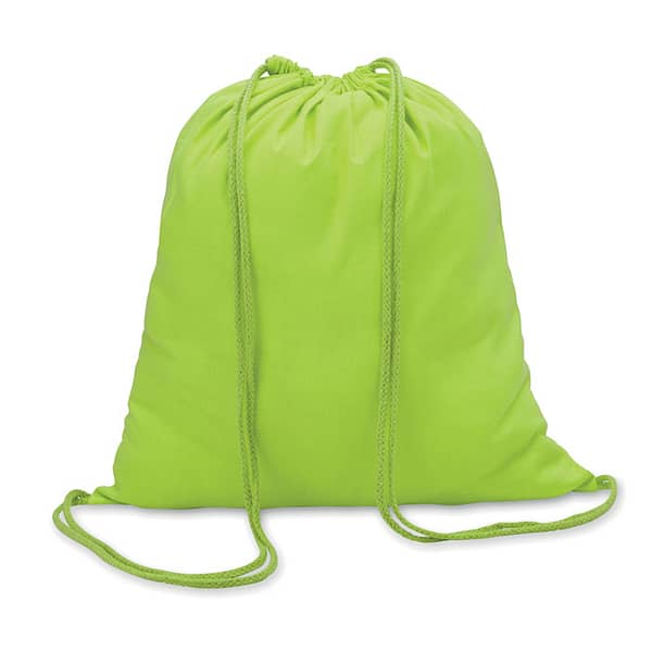 100gr/m² cotton drawstring bag