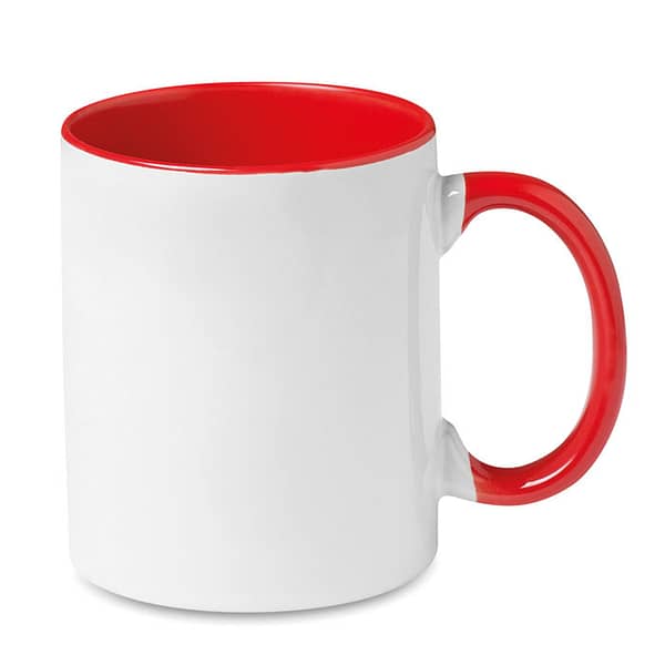 Coloured sublimation mug
