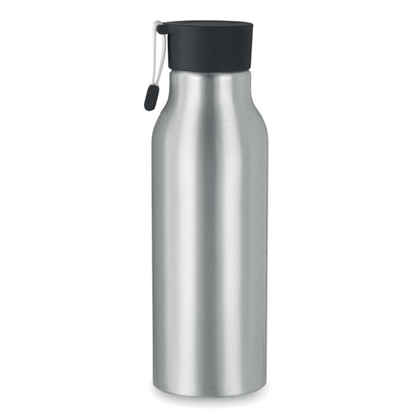 Water bottle with logo MADISON Single wall aluminium bottle with PP lid and silicone strap. Capacity: 500 ml. Available color: Black, Royal Blue Dimensions: Ã˜6,5X20 CM Height: 20 cm Diameter: 6.5 cm Volume: 1.271 cdm3 Gross Weight: 0.103 kg Net Weight: 0.081 kg Magnus Business Gifts is your partner for merchandising, gadgets or unique business gifts since 1967. Certified with Ecovadis gold!