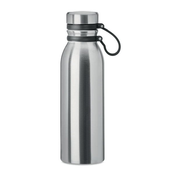 Thermos with logo ICELAND LUX Double walled stainless steel flask with silicone grip making it easy to carry. BPA free. Capacity: 600 ml. Leak free. Available color: Matt Silver Dimensions: Ã˜7X24CM Height: 24 cm Diameter: 7 cm Volume: 1.94 cdm3 Gross Weight: 0.394 kg Net Weight: 0.313 kg Magnus Business Gifts is your partner for merchandising, gadgets or unique business gifts since 1967. Certified with Ecovadis gold!