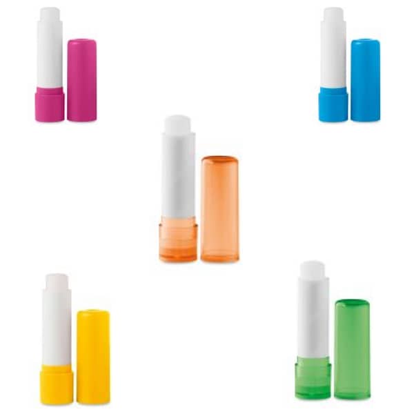 Gadget with logo Lip balm GLOSS Gadget with logo natural lip balm in assorted colors. Dermatological tested. SPF10. Depending on the surface we can use embroidery, engraving, 360° imprint or screen print.