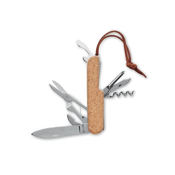 Multi tool pocket knife cork