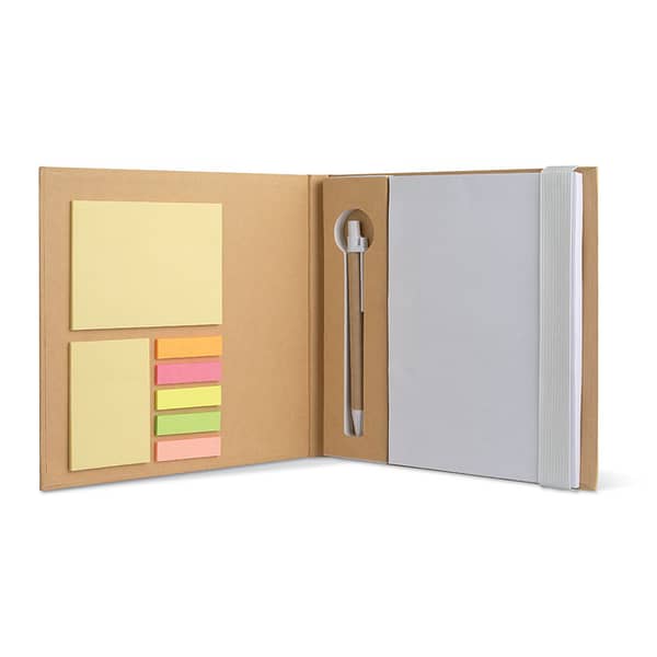 Notebook with memo set and pen