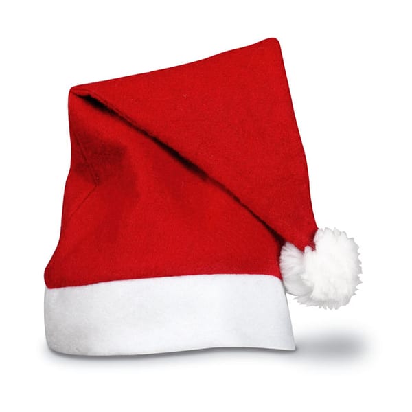 Christmas gadget with logo Hat BONO Christmas hat. Available color: Red Dimensions: 42X30 CM Width: 30 cm Length: 42 cm Volume: 0.387 cdm3 Gross Weight: 0.026 kg Net Weight: 0.023 kg Magnus Business Gifts is your partner for merchandising, gadgets or unique business gifts since 1967. Certified with Ecovadis gold!