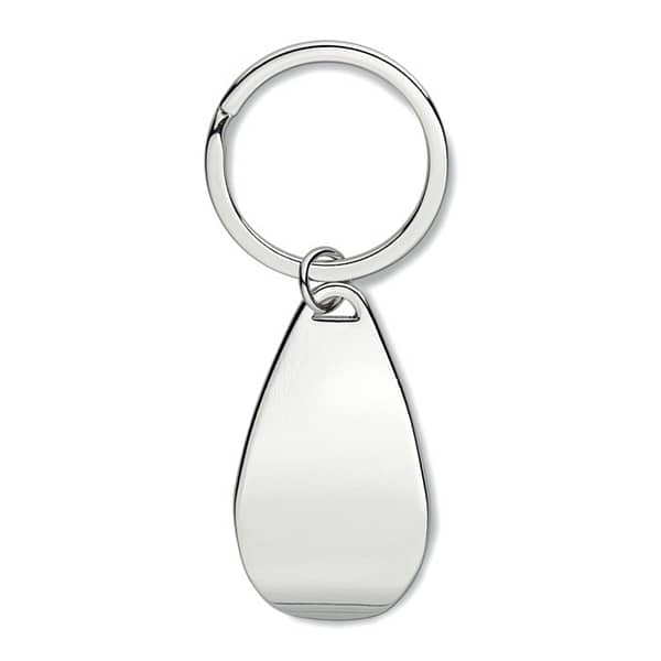 Gadget with logo Key ring HANDY Metal key ring with logo with bottle opener. With this Key ring you can open any bottle wherever you are. Available color: Shiny Silver Dimensions: 8,5X2,9X0,9 CM Width: 2.9 cm Length: 8.5 cm Height: 0.9 cm Volume: 0.054 cdm3 Gross Weight: 0.035 kg Net Weight: 0.026 kg Magnus Business Gifts is your partner for merchandising, gadgets or unique business gifts since 1967. Certified with Ecovadis gold!