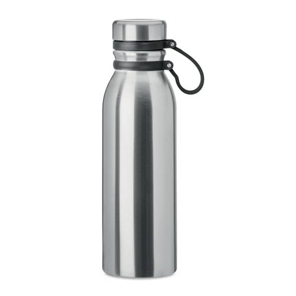 Thermos with logo ICELAND LUX Double walled stainless steel flask with silicone grip making it easy to carry. BPA free. Capacity: 600 ml. Leak free. Available color: Matt Silver Dimensions: Ø7X24CM Height: 24 cm Diameter: 7 cm Volume: 1.94 cdm3 Gross Weight: 0.394 kg Net Weight: 0.313 kg Magnus Business Gifts is your partner for merchandising, gadgets or unique business gifts since 1967. Certified with Ecovadis gold!