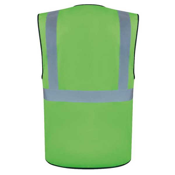 Safety vest with Logo Hamburg - Multi functional: ID-pocket, larger smartphone pocket, key ring - Two pockets with hook and loop closure, continuous zipper closure in the front - The colours and colour combinations in yellow and orange are certified according to EN ISO 20471:2013 - All „other“ colours are certified according to EN 17353 - Neon green and neon pink according to type AB3, all non-fluorescent colours according to type B3 - Four 5 cm wide reflective stripes (one across chest, one around body, two over the shoulders) - Continuous zipper closure in the front Available color: Sky Blue, Blue, Royal Blue, Neon Green, Green, Neon Pink, Red, Black Magnus Business Gifts is your partner for merchandising, gadgets or unique business gifts since 1967. Certified with Ecovadis gold!