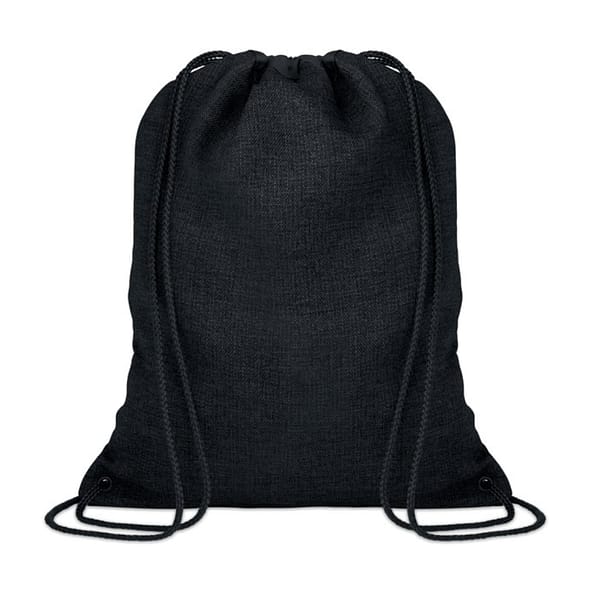 Drawstring bag with logo TOCAYO Drawstring bag in 1200D heathered polyester. It has soft touch finish. Available color: Grey, Black Dimensions: 35X43CM Width: 35 cm Height: 43 cm Volume: 0.593 cdm3 Gross Weight: 0.124 kg Net Weight: 0.116 kg Magnus Business Gifts is your partner for merchandising, gadgets or unique business gifts since 1967. Certified with Ecovadis gold!