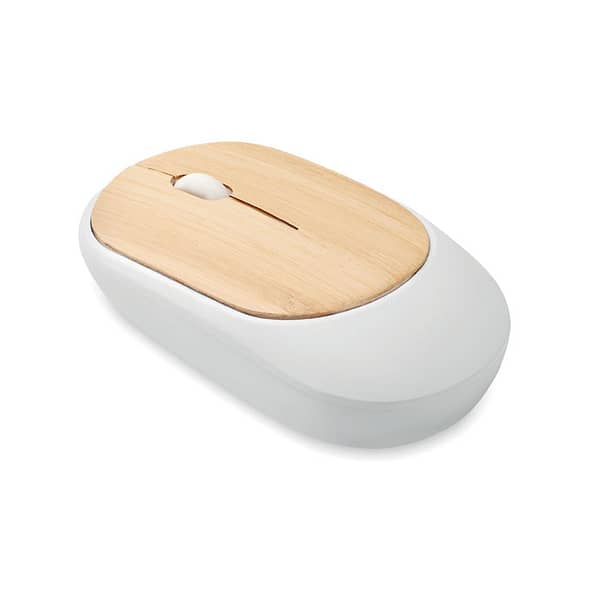 Wireless mouse in bamboo