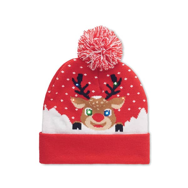 Christmas knitted beanie LED