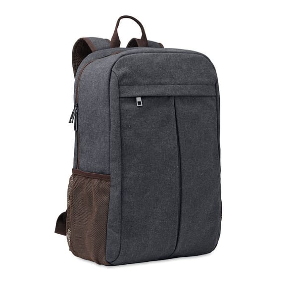 Laptop backpack in canvas