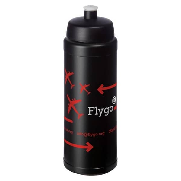 Plus 750 ml drinking bottle with sports lid Single-walled sports bottle. Featuring a spill-proof lid with push-and-pull nozzle. Volume capacity is 750 ml. Mix and match colors to create your perfect bottle. Price from 2.04  > MOQ 500pcs. Made in the UK. BPA-free. Complies with EN12875-1 and is dishwasher safe. HDPE Plastic, PP Plastic. Magnus Business Gifts is your partner for merchandising, gadgets or unique business gifts since 1967. Certified with Ecovadis gold!