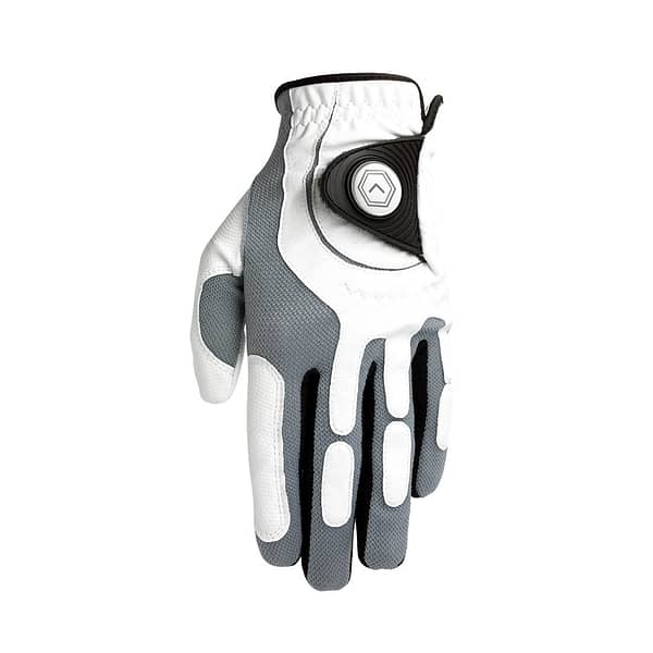 Golf Glove with logo Introducing our premium golf gloves, meticulously crafted to enhance your performance on the course while showcasing your brand with style. Made with high-quality materials and featuring a magnetic ball marker with a domed finish, this golf glove with logo is the ultimate accessory for any golfer looking to make a statement. Our leather golf glove is designed to provide unparalleled comfort, flexibility, and grip, allowing you to maintain control and confidence with every swing. The soft yet durable leather construction ensures long-lasting performance, even in the most demanding conditions. But what truly sets our golf glove apart is the addition of a magnetic ball marker with a domed finish. Located conveniently on the back of the glove, this ball marker is easily accessible and ensures you always have it on hand when you need it most. Plus, with your logo or design prominently displayed on the ball marker, you can showcase your brand with every round. REQUEST A FREE QUOTE The easiest way to kick off your design process is to request a quote. In your request, you can share your idea, your deadline, and send us images of your character. MOQ required. Magnus Business Gifts is your partner for merchandising, gadgets or unique business gifts since 1967. Certified with Ecovadis gold!