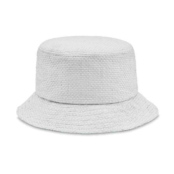 Paper straw bucket hat