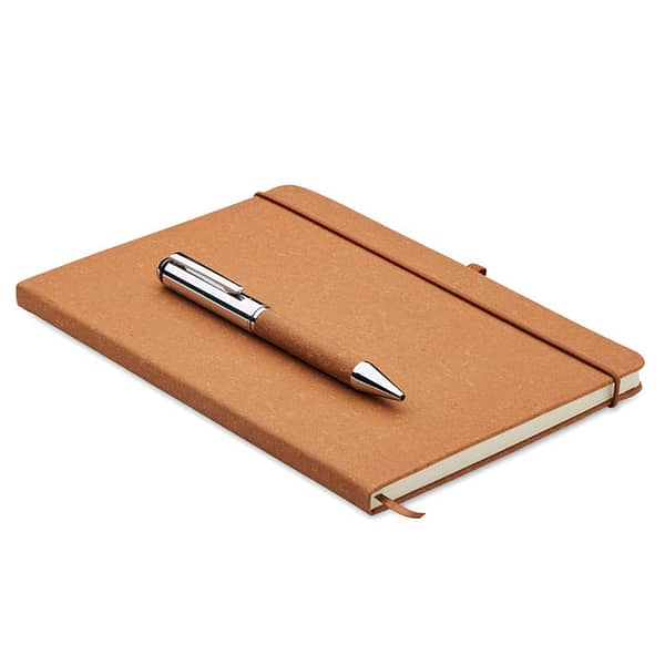 Recycled leather notebook set