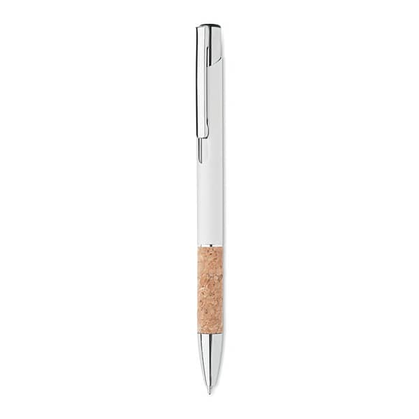 Pen van aluminium en kurk