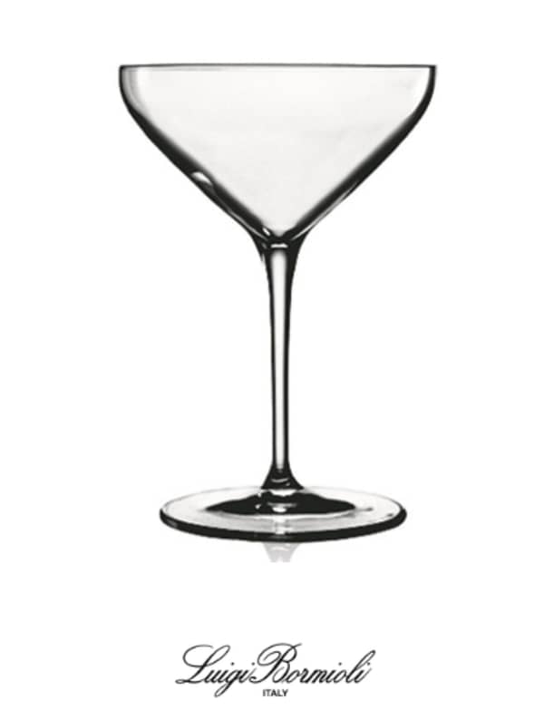 Champagne coupe with logo Versatile and stylish Champagne coupe with logo Glass is made from SON.hyx lead free crystal glass, providing greater resistance and excellent strength for repeated use. Ideal for serving Champagne or exotic cocktails with ample space for fruit, this glass is the perfect presentation for celebratory drinks.Â  Highly resistant to breakages Â  Pulled stem reinforced with Titanium for extra strength Â  High level of transparency Â  Laser-cut rim Â  Dishwasher safe Â  Gift boxed