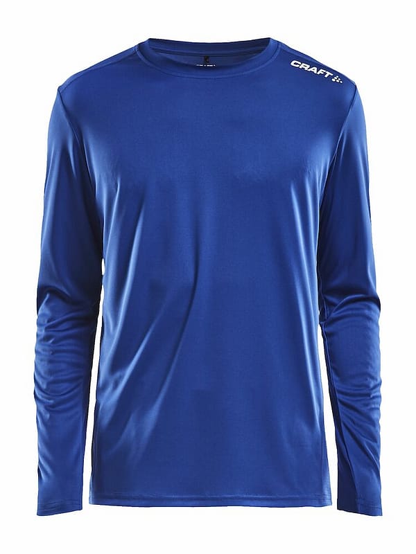 Tee Rush M Long sleeve sports shirt with logo Long sleeve sports shirt with logo made of lightweight and functional fabric. Comes in colors: Club Cobolt, Navy, Bright Red, Team Green, White, Black Offers efficient moisture transport and cooling. Mesh inserts in armpits for extra ventilation.