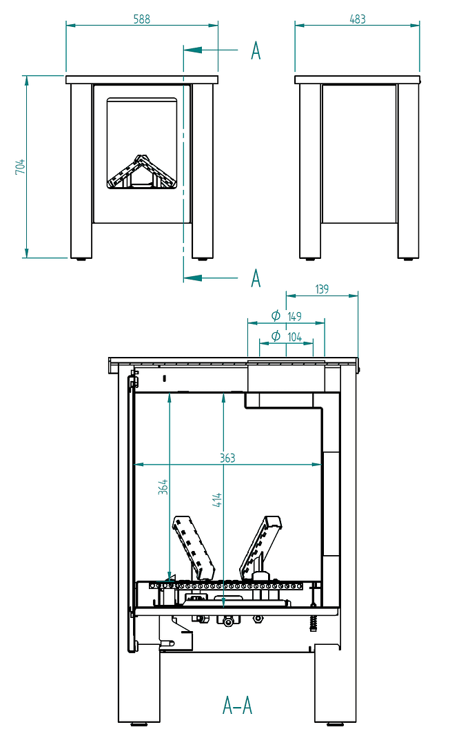  Element4 Kudos gaskachel-line_image