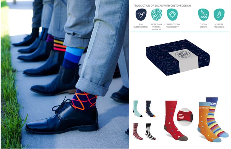 Socks with your logo  |Magnus Business Gifts