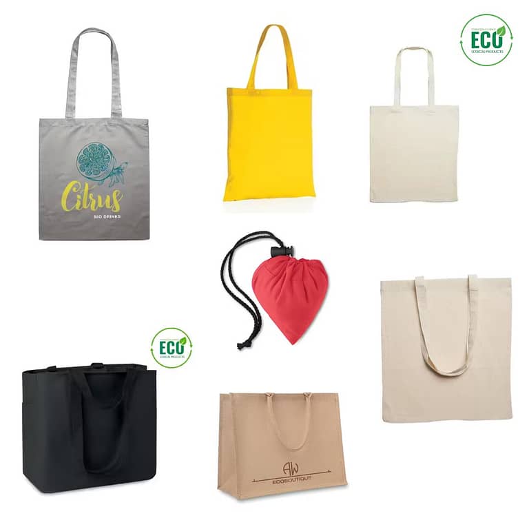 Custom tote bags with logo