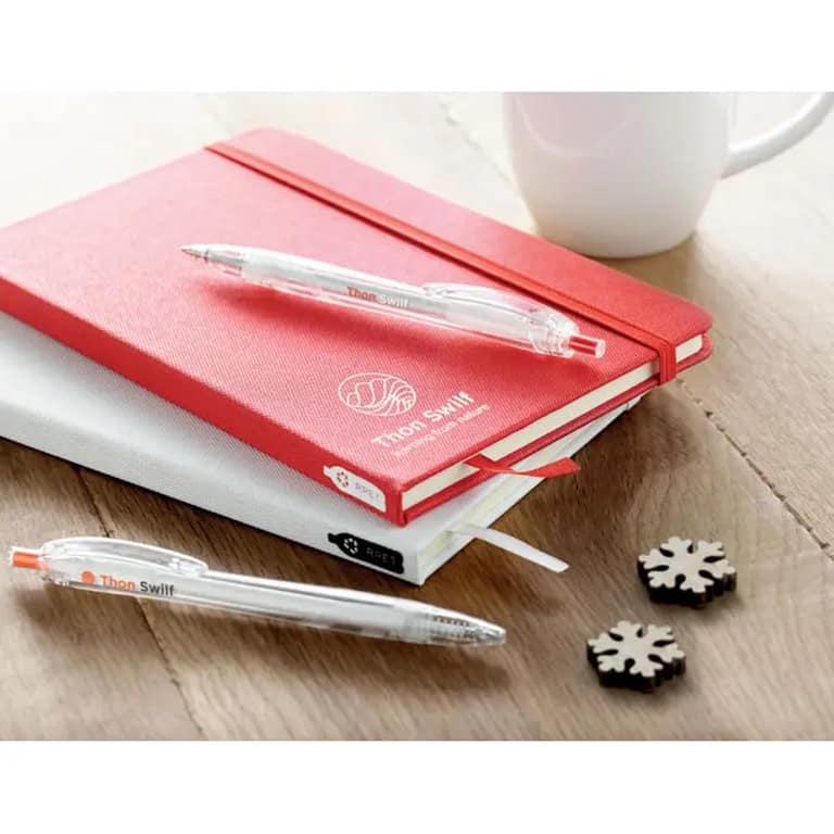 NOTE RPET A5 notebook with logo