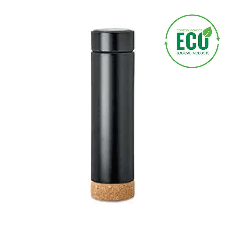 POLE CORK Stainless steel insulating vacuum flask Double wall bottle 500 ml with logo  |Magnus Business Gifts