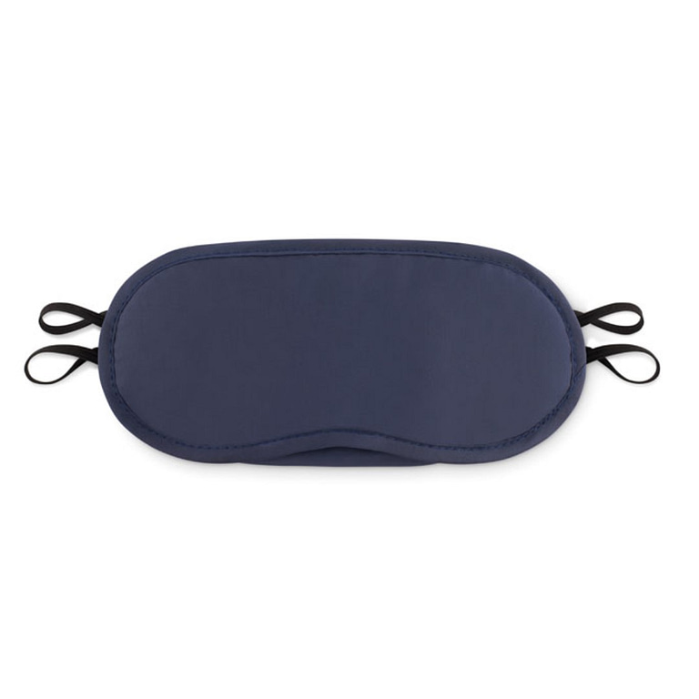 Travel gadget with logo eye mask Bonne Nuit Travel gadget with logo eye mask in 190T polyester. Depending on the surface we can use embroidery, engraving, 360° imprint or screen print.
