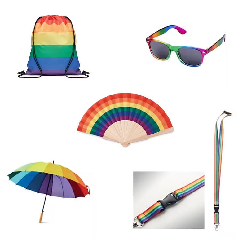 Rainbow pride gadgets logo