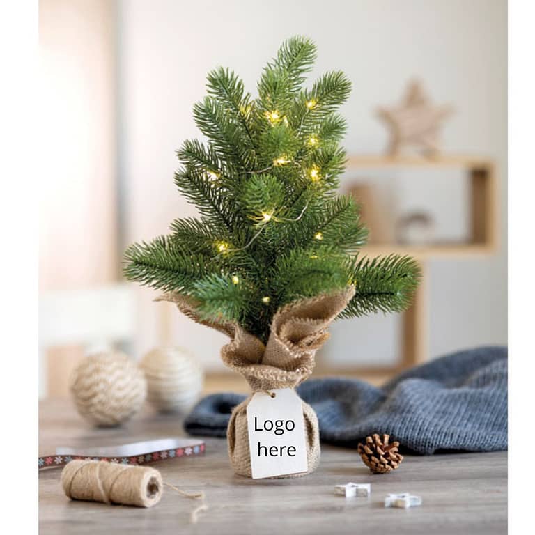 Mini Christmas tree with logo AVETO