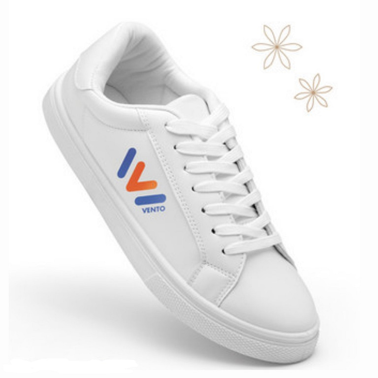 Sneakers with logo BLANCOS Lightweight sneakers in PU with rubber sole and polyester laces. Available in sizes: 37 to 45.  Presented in white shoe box. Magnus Business Gifts is your partner for merchandising, gadgets or unique business gifts since 1967. Certified with Ecovadis gold!