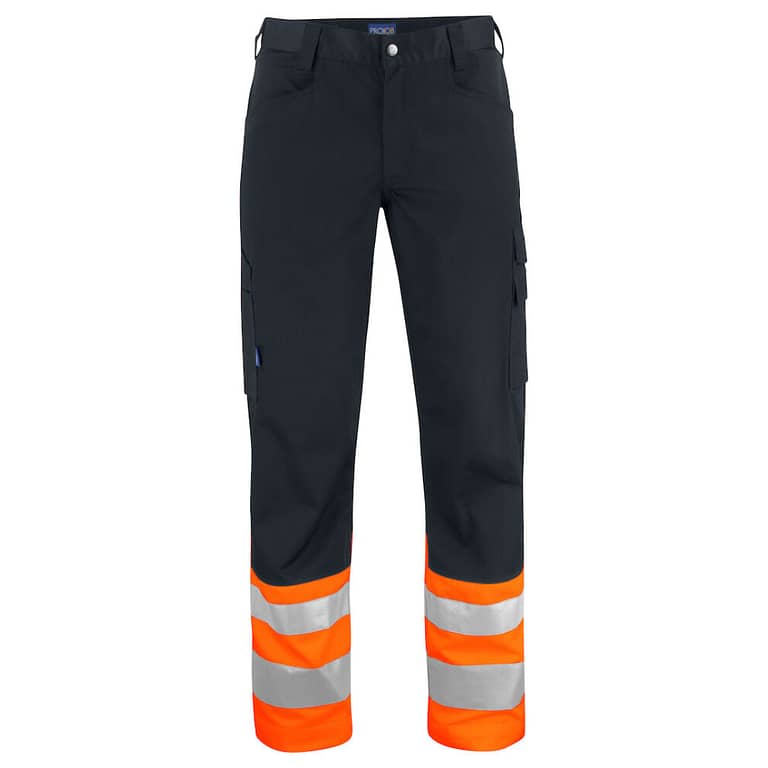 Projob High-rise Trousers with logo ISO 20471 Class 1