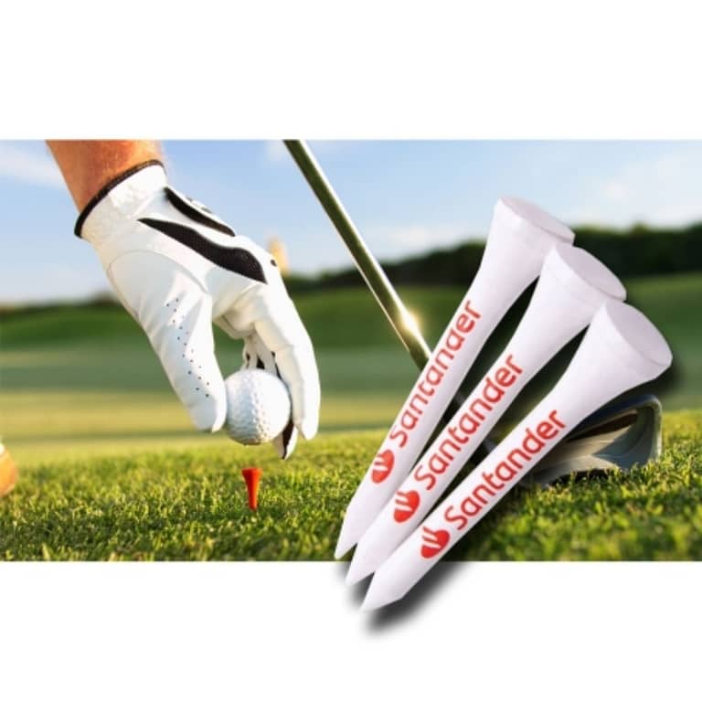 Golf tees with logo