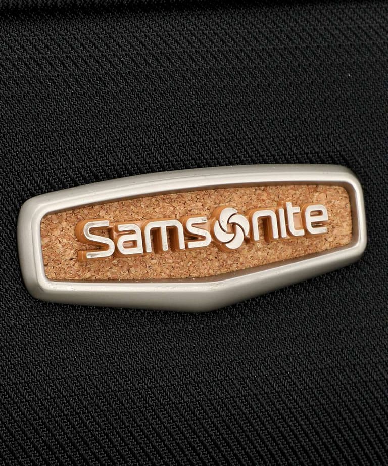 Samsonite travel bags made from 100% recycled PET fabrics
