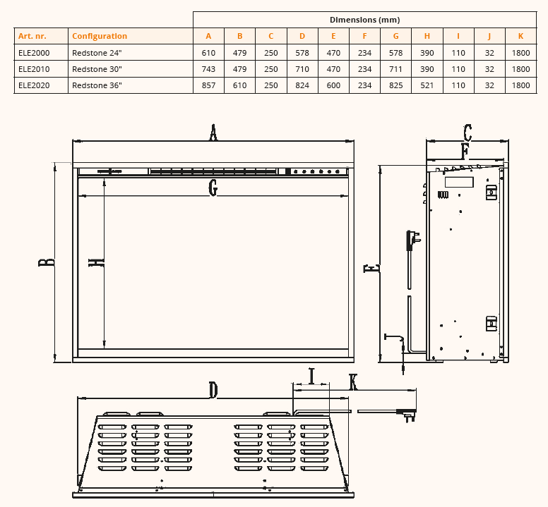  Wanders Redstone 30'' -line_image