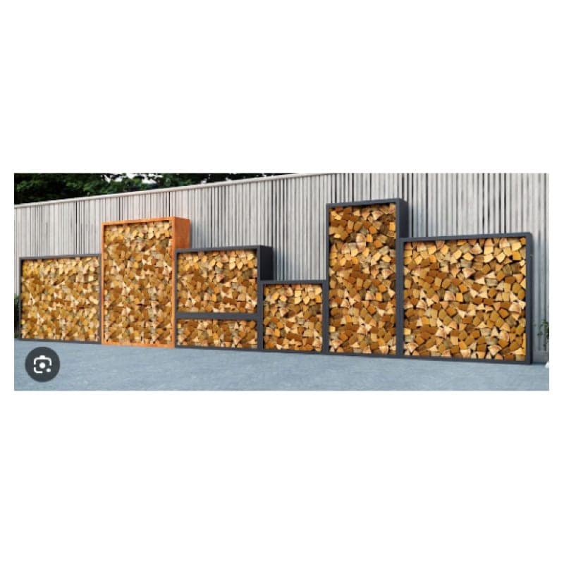 stalen haardhout opslag 6