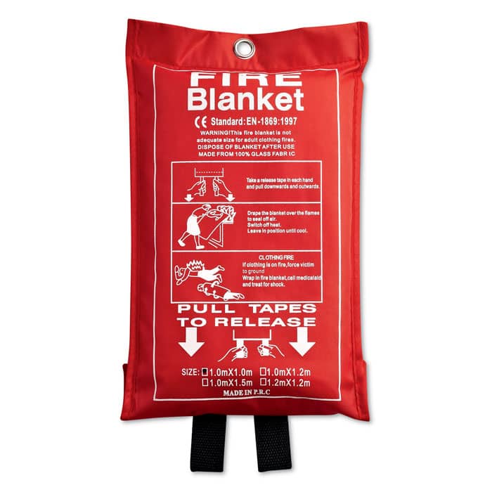 Fire blanket in pouch 100x95cm