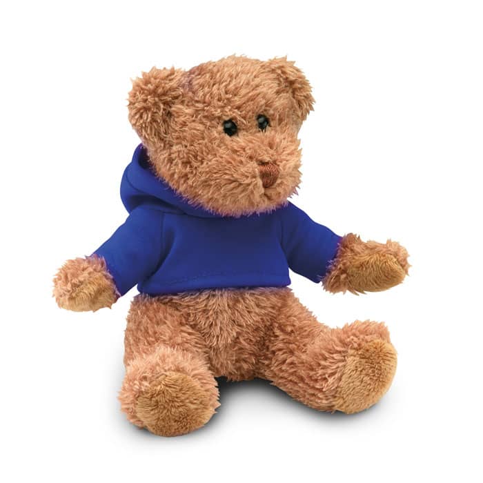 JOHNNY Teddy bear Teddy bear plus with hoodie with logo  |Magnus Business Gifts