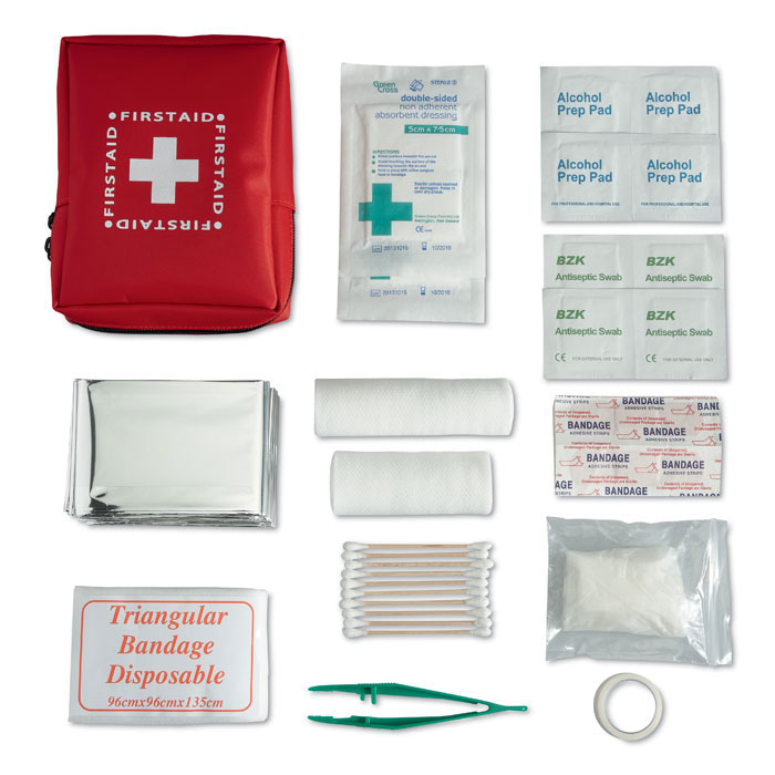 Gadget with logo first aid kit KARLA