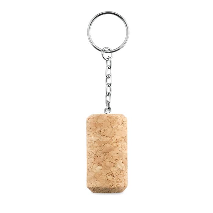 Wine accessoire with logo TAPON Wine cork key ring. Cork is a natural material, due to its structural nature and surface porosity the final print result per item may have deviations. Available color: Beige Dimensions: Ø 2,35X4,4 CM Height: 4.4 cm Diameter: 2.35 cm Volume: 0.048 cdm3 Gross Weight: 0.053 kg Net Weight: 0.051 kg Magnus Business Gifts is your partner for merchandising, gadgets or unique business gifts since 1967. Certified with Ecovadis gold!