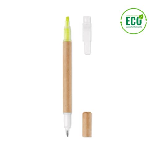 DUO PAPER - highlighter with company logo