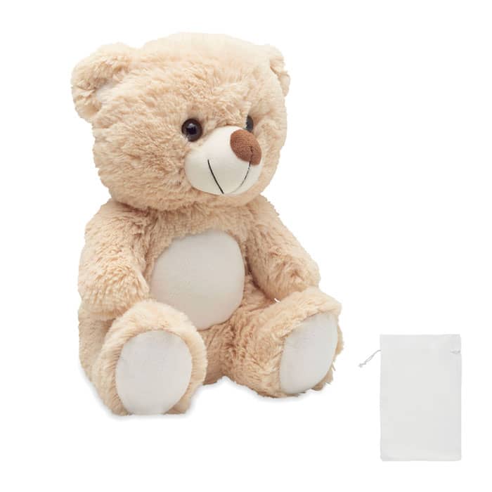 KLOSS Teddy Bear Large Teddy bear RPET fleece with logo  |Magnus Business Gifts
