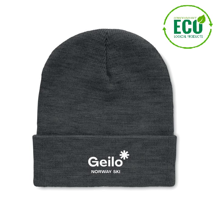 Gadget with logo Beanie POLO RPET