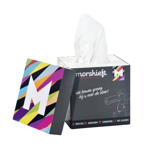 Personalized Tissue box with lid  | Magnus Business Gifts